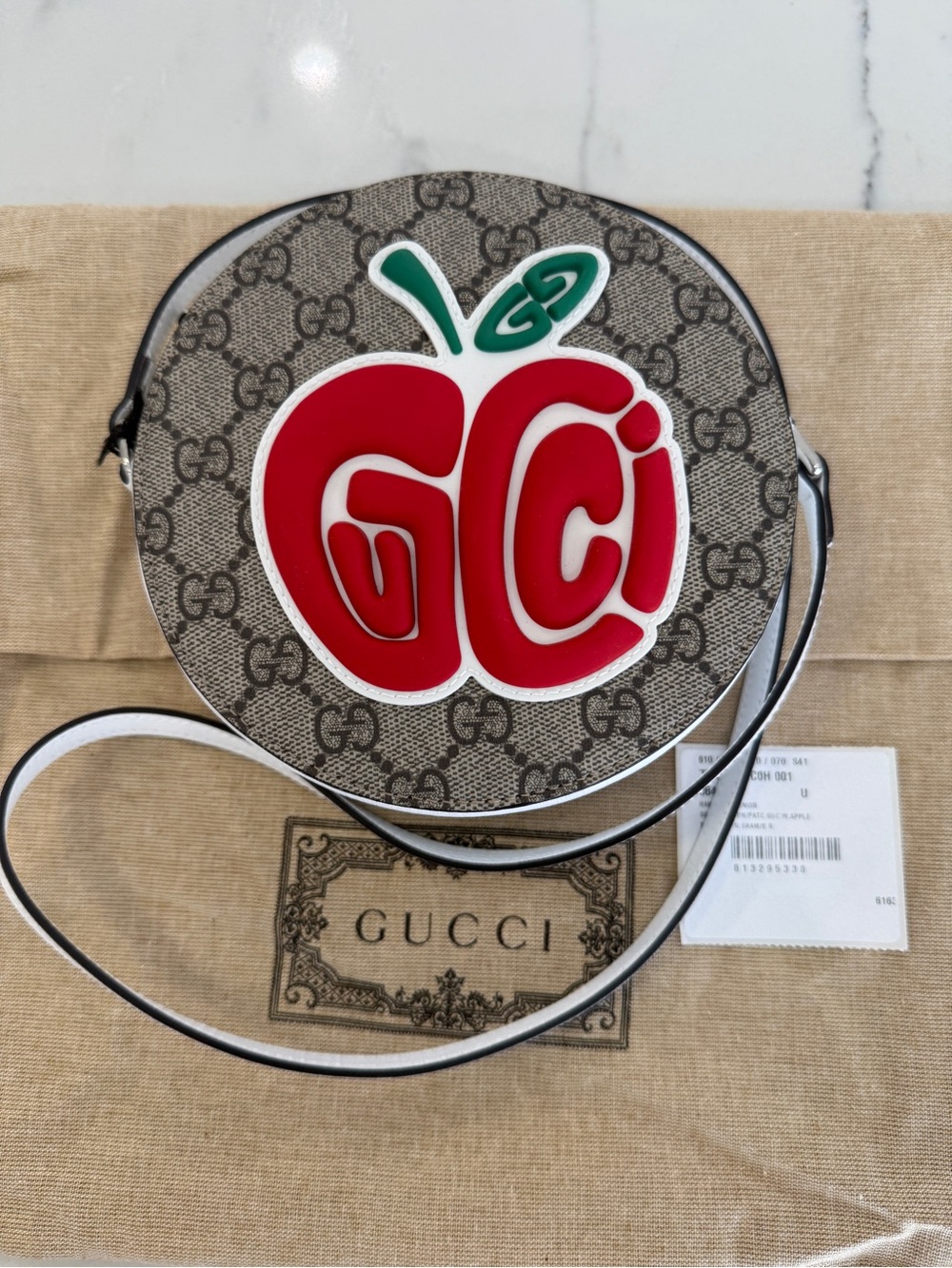 Gucci GG Supreme Apple Mini Bag